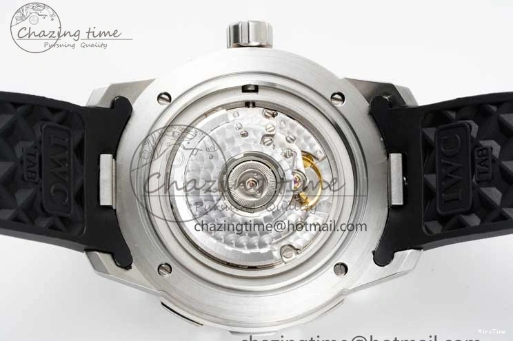 MIROTIME 0108 Premium Aquatimer Automatic SS RSF 1:1 Best Edition White Black Dial on Black Rubber Strap A 7067